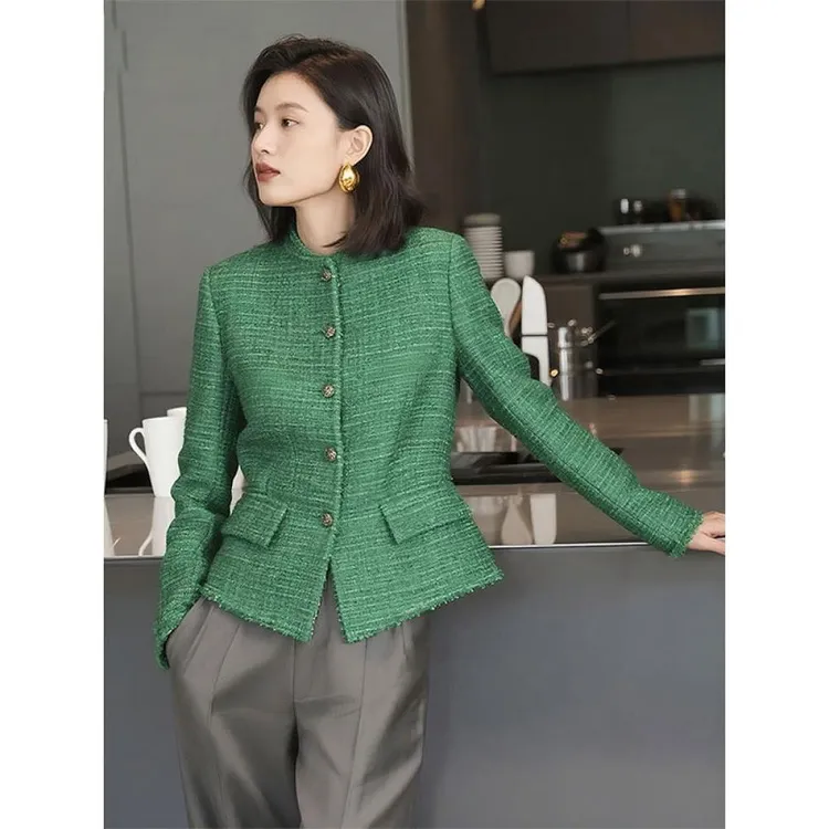 巨好看的早秋气质高级感独特超好看小香风外套女2025新款秋季上衣