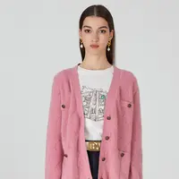 【诗语】莱芙艾迪儿开襟毛衫1E3M35130