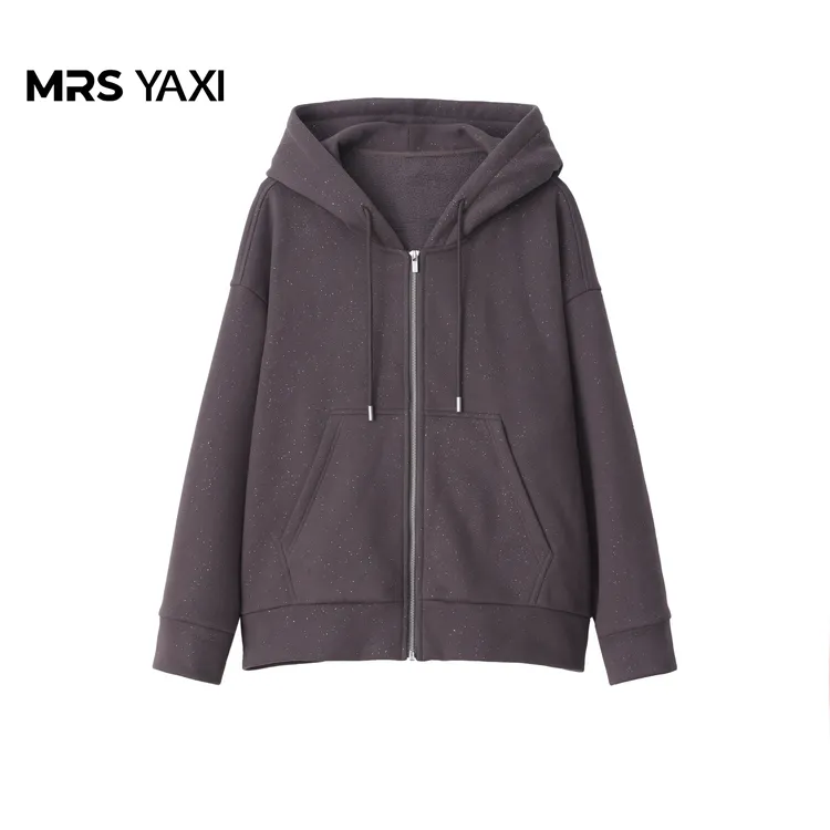 Mrsyaxi撒银重工连帽宽松加绒休闲卫衣YX5093007