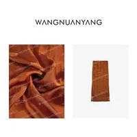 【王暖阳】黄昏时分｜气质人丝提花侧开叉显瘦长裙（24N80035）