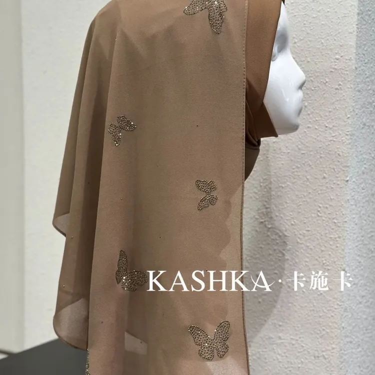 卡施卡新品绕巾雕刻版蝴蝶