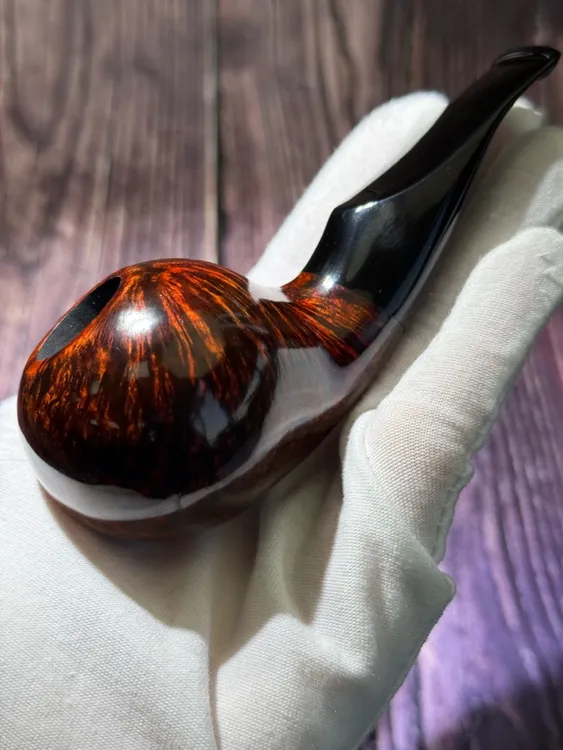 河豚番茄进口石楠木手工烟斗