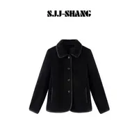 SJJ-SHANG【黑序】宝宝小莉重磅高克重加厚锁温高级感外套q135926p