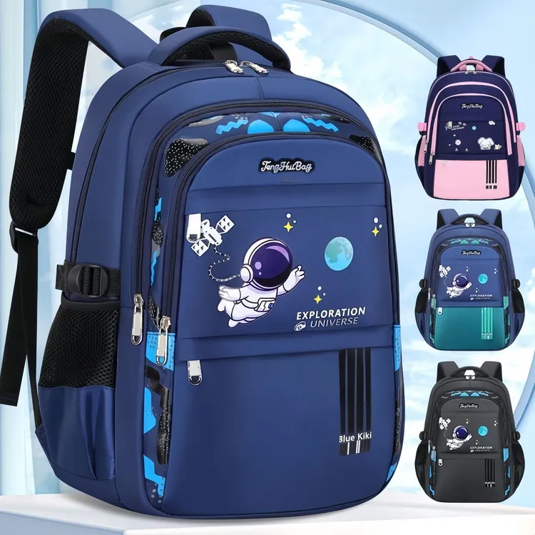 书包小学生男一到六年级护脊轻便防水手提太空耐脏旅行双肩