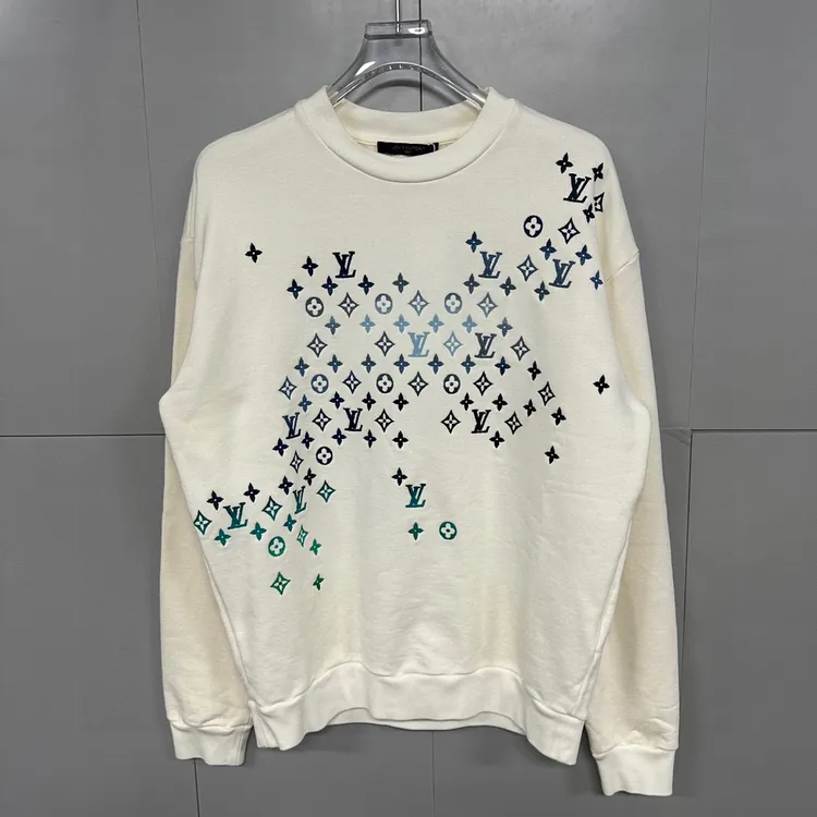 全新/LV SS24渐变刺绣圆领卫衣 XXL码 J01306