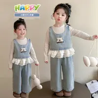 2025年纯色女秋休闲韩版无袖套装
