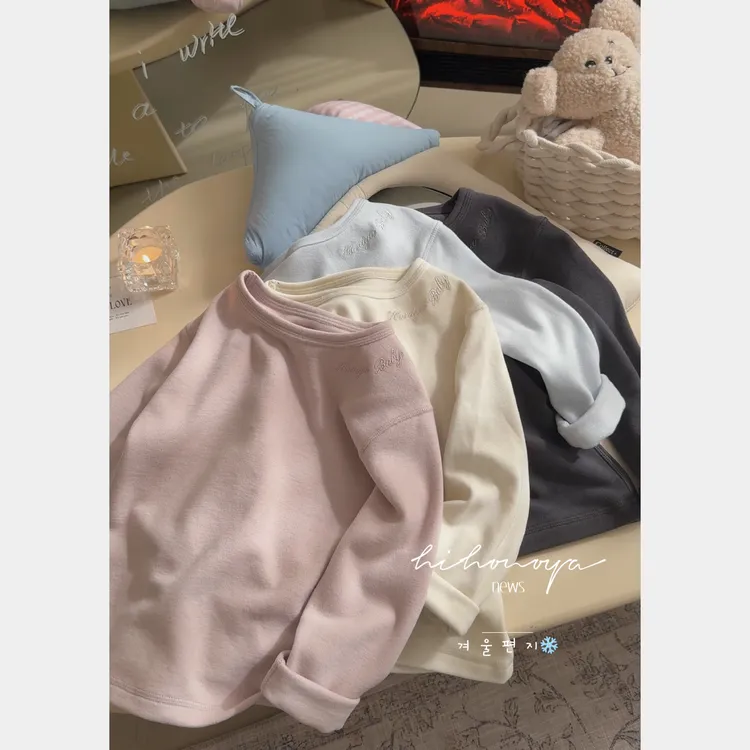 【软绵绵2.0】十六Hihoniya~2025冬季亲子纯色刺绣软糯天丝羊毛套装