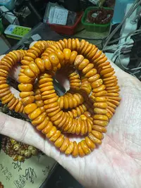 俄料花蜡车轮珠手串多样性发其一