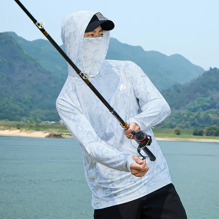防晒服钓鱼专用外钓鱼服防晒衣男款夏季新款速干防紫外线凉感防晒