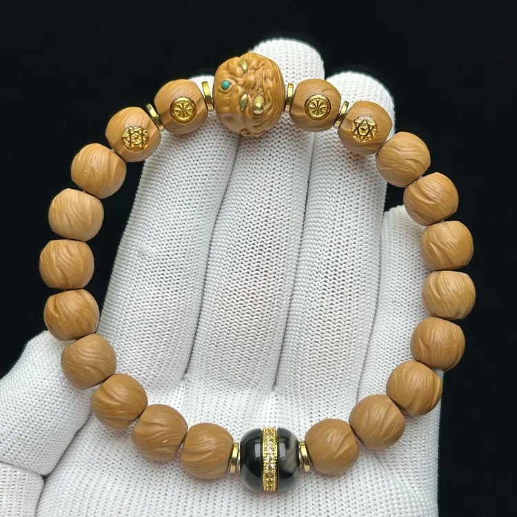 扭矩天河猴头核桃手串 原生态全品 纯手工打造 高端品质 毕业级别