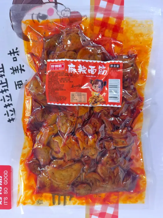 大袋零食面筋孜然圈辣条香辣麻辣面筋片烧烤休闲开袋即食商用