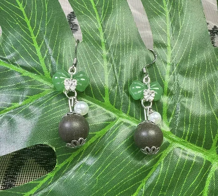 【息肌丸】古法配比 天然香材 非遗手作合香珠耳坠