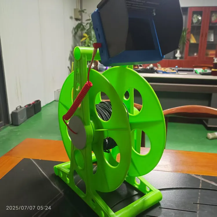 [定制款]5-10寸360度全景旋转水下高清探鱼日夜摄像探头100-300米