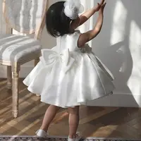 新款宝宝周岁礼服花童生日礼服洋气小主持人女童钢琴演出服公主裙