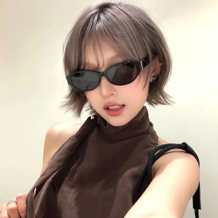 【杜鹃同款】MUJOSH/木九十高级感猫眼墨镜偏光设计MJ12SN3508商品图