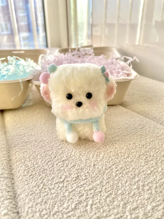 珊瑚绒扭扭棒新小狗来啦！