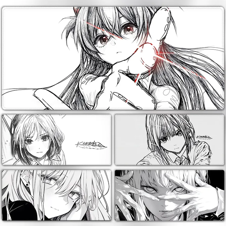 Kuroha欲语明日香鼠标垫大号办公桌面垫游戏fps电竞外设电脑桌垫