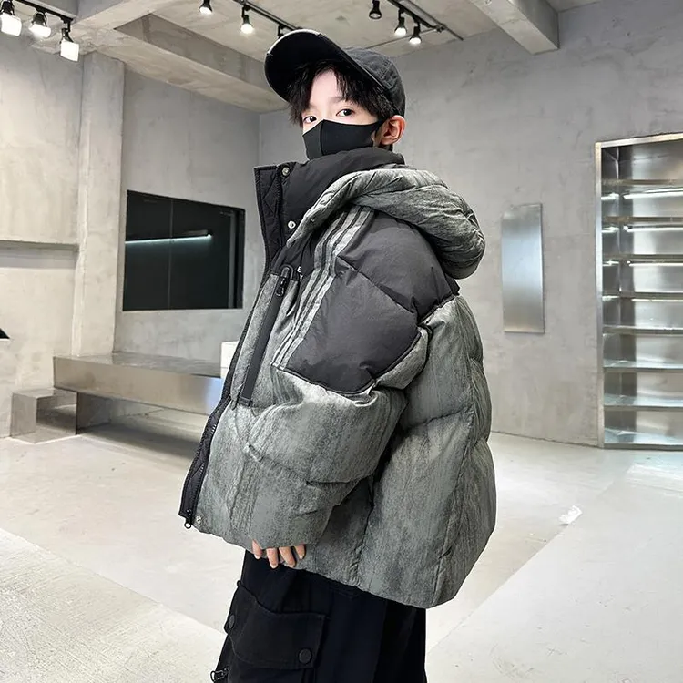 男童棉服冬季2025新款儿童装冬款加厚冲锋棉衣面包服男孩冬装棉袄