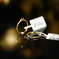 【初见珠宝】18K金蓝宝石戒指22-1CH224X305【多样性发一件】