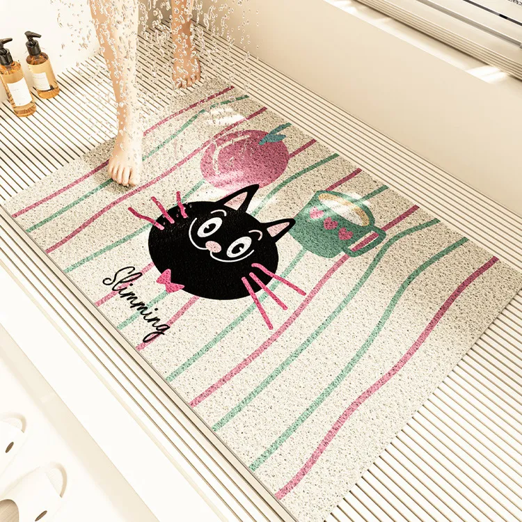 日本浴室防滑地垫淋浴房洗澡间防摔脚垫厕所卫生间家用儿防滑地垫