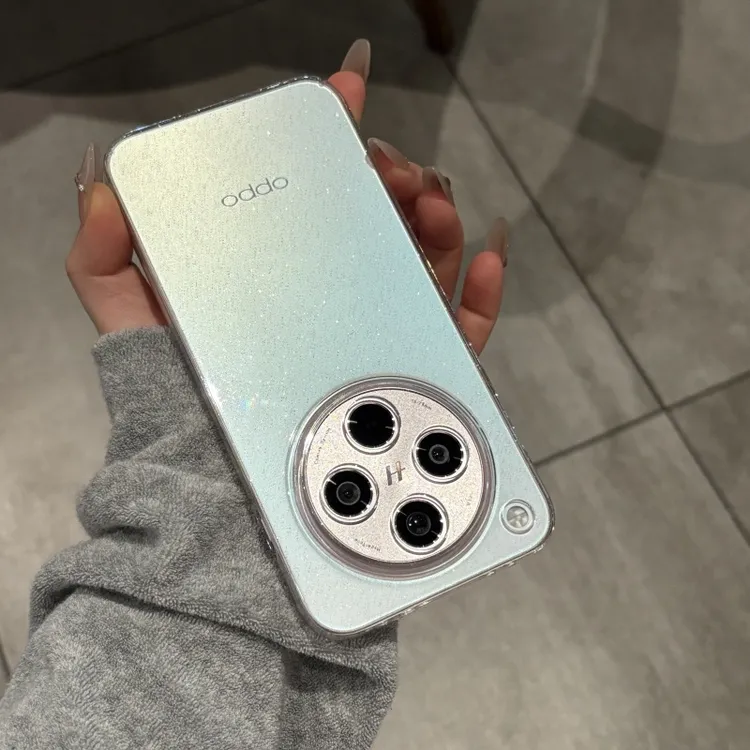 透明闪粉不发黄适用于oppofindx8手机壳x8pro全包超薄pc硬壳