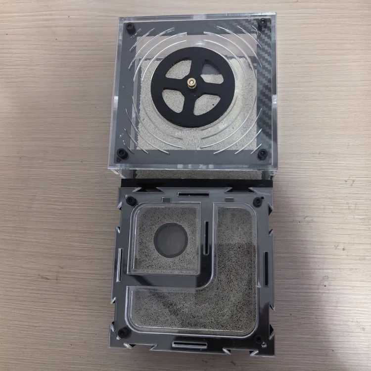 平面混凝土无限扩展折叠合后空气保湿介质科普桌面蚂蚁蚁巢生态