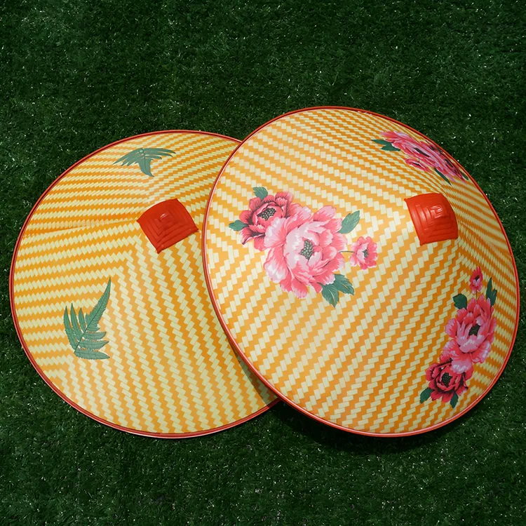 斗笠防雨防晒遮阳帽环保劳动遮阳男女通用户外采茶帽舞蹈钓鱼塑料