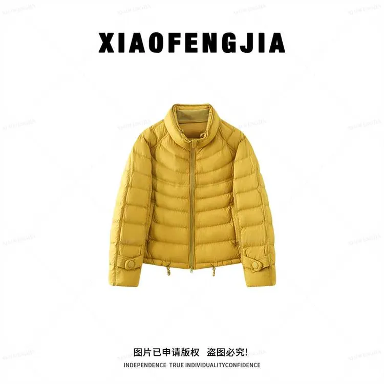 【妍妍专属】【绒子含量90%白鸭绒】2025冬季新款时尚韩版短款立领保暖羽绒2602