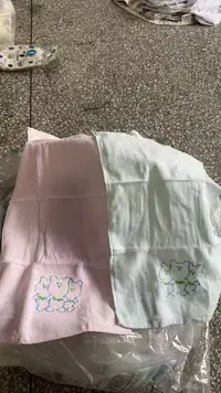 《兵哥外贸》3楼25×53杂款全棉绣花小毛巾 发6条 不挑色微瑕疵
