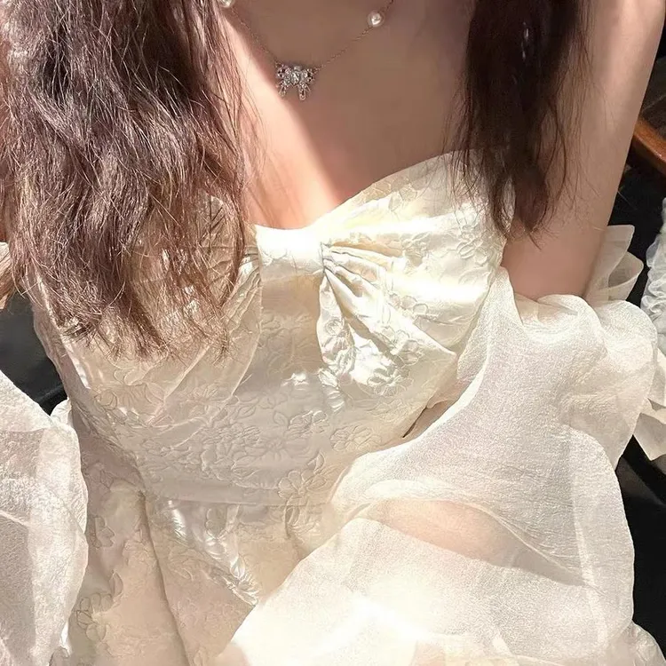 连衣裙吊带显瘦气质套装夏季法式裙子时尚纯色学生甜美清新两件套