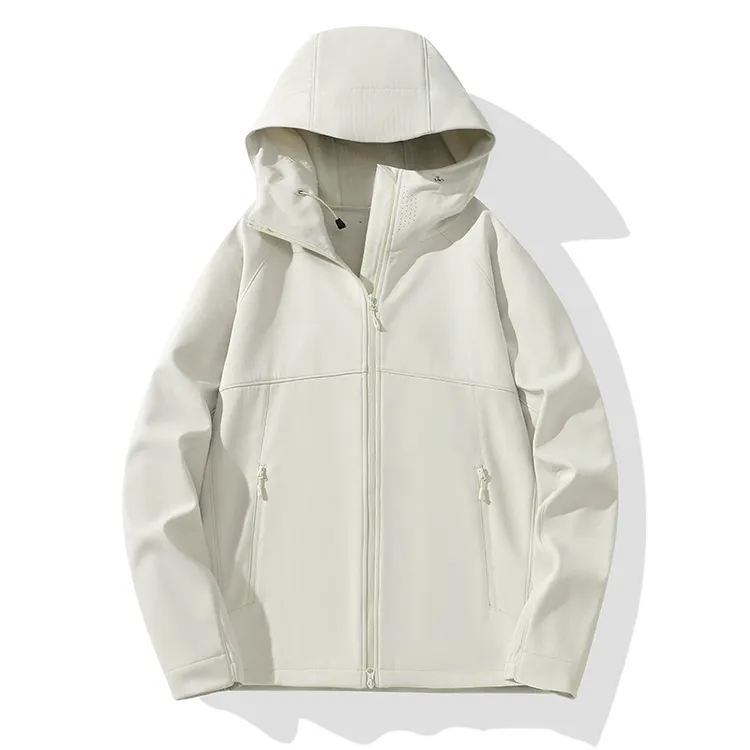 新款户外三防情侣款软壳冲锋衣防风防水耐磨登山服外套男夹克