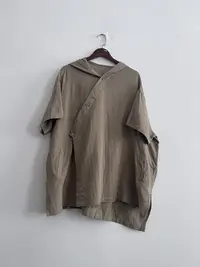 【蓉哥出品】双层纱连帽上衣8785