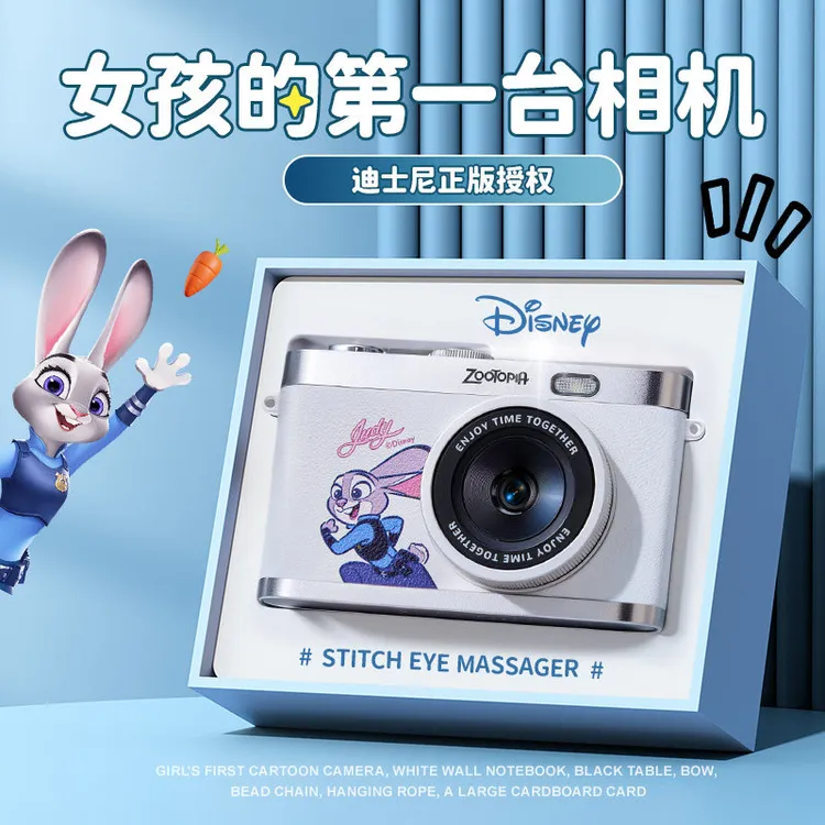 Disney/迪士尼新款翻转屏相机送儿童生日礼物玩具女生小学生实用
