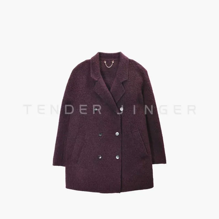 Tender Jinger｜羊驼毛羊毛混纺气质双面呢西装外套T54TOM50606