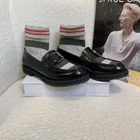 99新 FENDI/芬迪 壹臻/黑色loafer袜子乐福鞋 36 75395499 