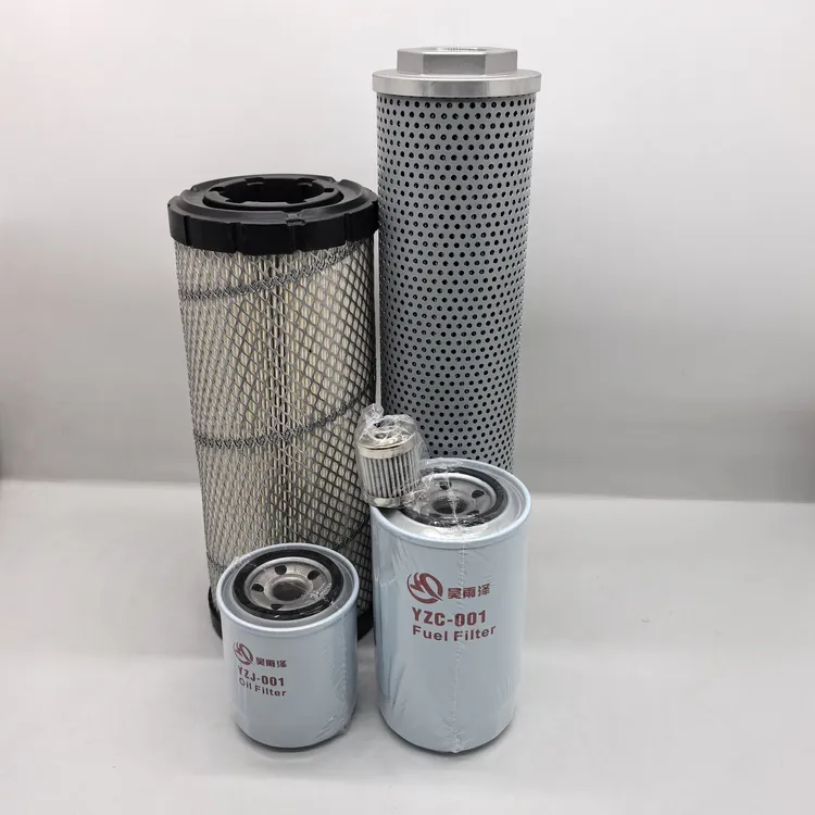 吴雨泽品牌适配徐工35U挖掘机机滤 柴滤 空滤 回油 先导滤芯