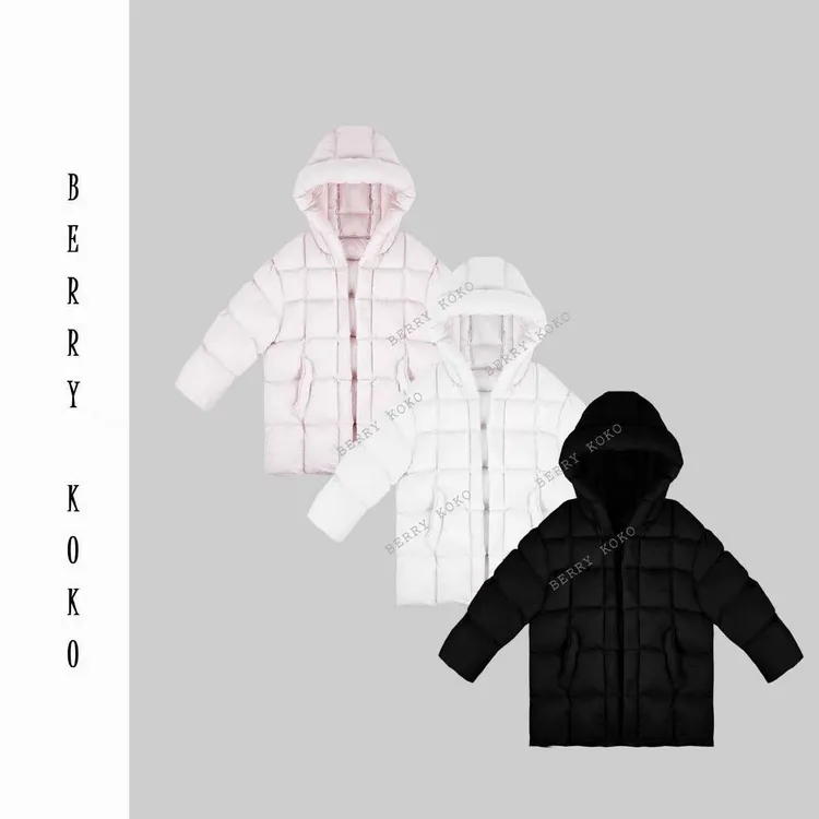 【MISSKO】 高品质连帽“90鹅绒”复古慵懒风“中长款”羽绒外套 W114