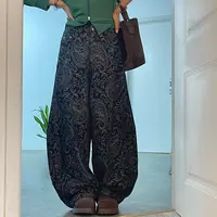 ZUOXIAOQI腰果花加绒牛仔裤33（裤长104-106）