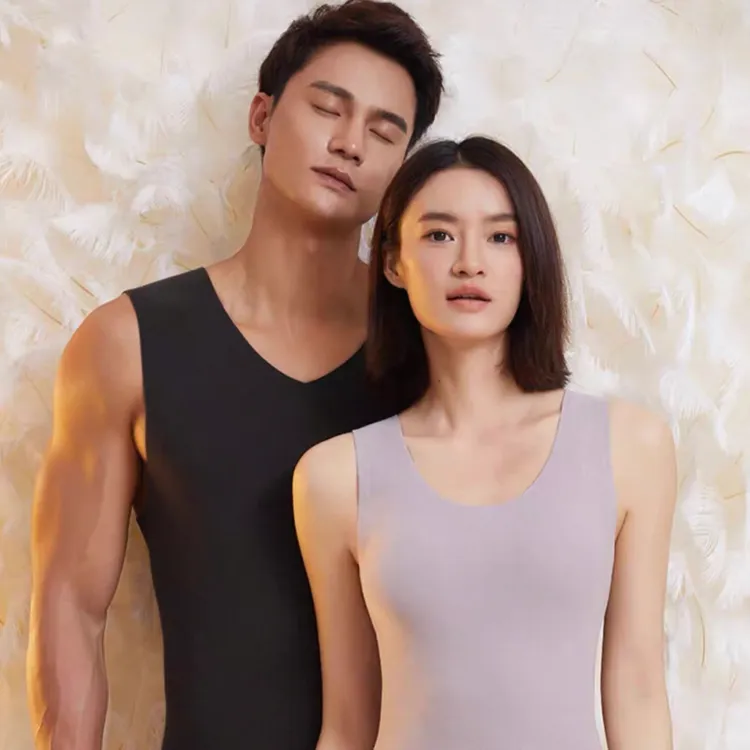 男女同款羽绒暖宫热能背心X