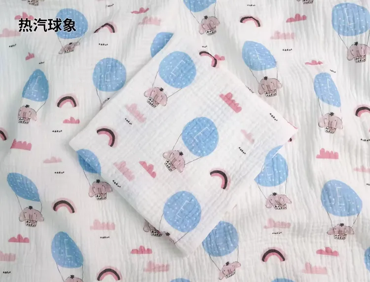 【宽2.1米】高货纯棉纱布婴儿浴巾吸水透气可当新生儿盖毯面料
