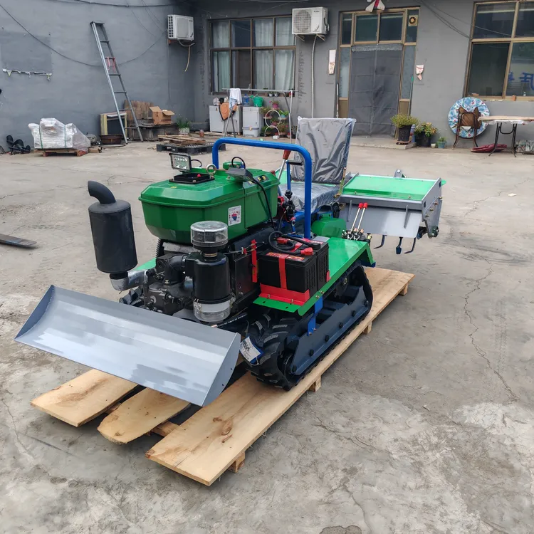 新款大马力履带式旋耕机多功能水旱两用农用微耕机