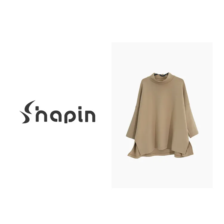 空气棉半高领针织衫ZBY-518