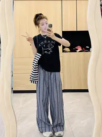 【星星狗】十三行夏东大门百搭减龄宽松显瘦韩系印花短袖T恤HBY