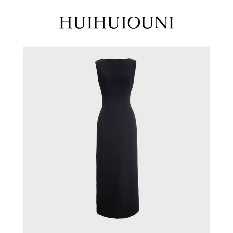  慧慧欧尼  老钱高智感   Designer夏季新款气质无袖连衣裙