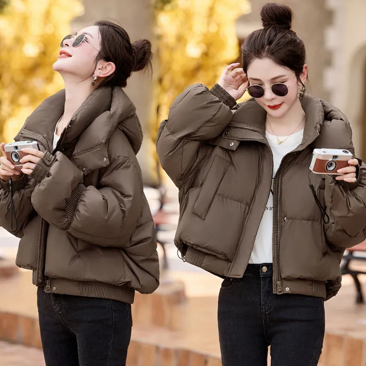 DUCURNO短款羽绒服女2025年冬季新款显瘦超好看时尚洋气加厚外套