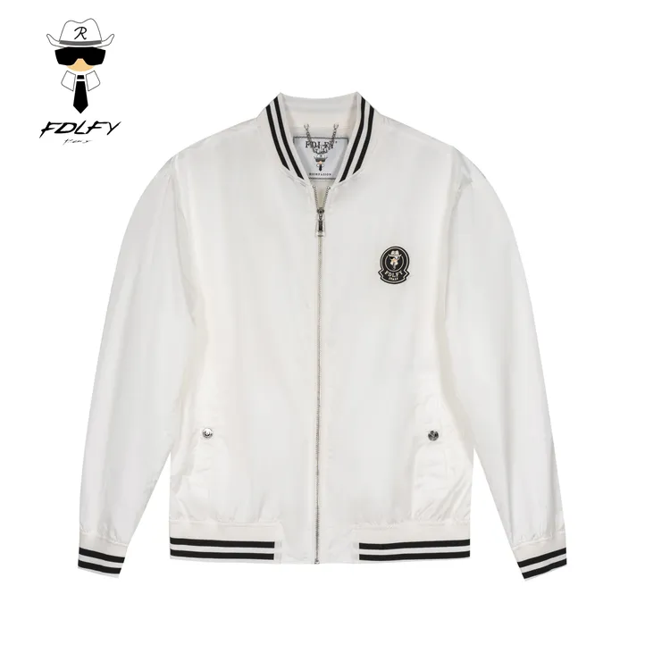 FDLFY老佛爷男装外套春秋季新款刺绣高级感夹克轻奢爆款棒球服