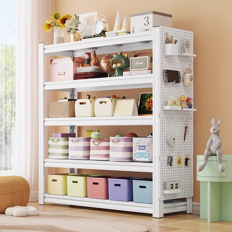 家用货架置物架多层落地客厅阳台收纳架厨房储物架杂物整理铁架子