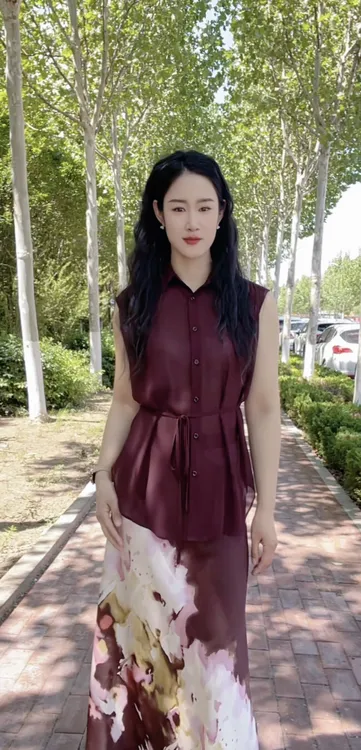夏季常规印花连衣裙礼服女装法式设计师