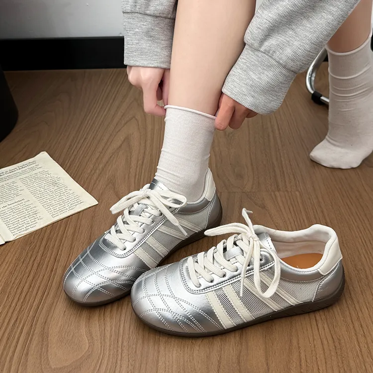 软底小白鞋女2026年秋季新款休闲鞋韩系德训鞋练车单鞋跑步运动鞋商品图