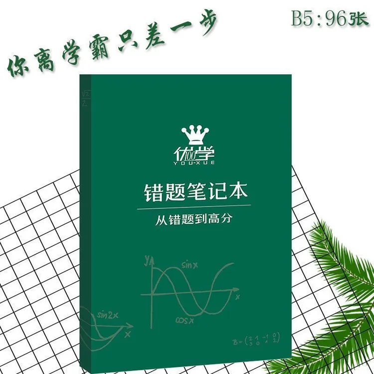 youxue/优学错题笔记本 从错题到高分全国中小学生通用错题笔记本